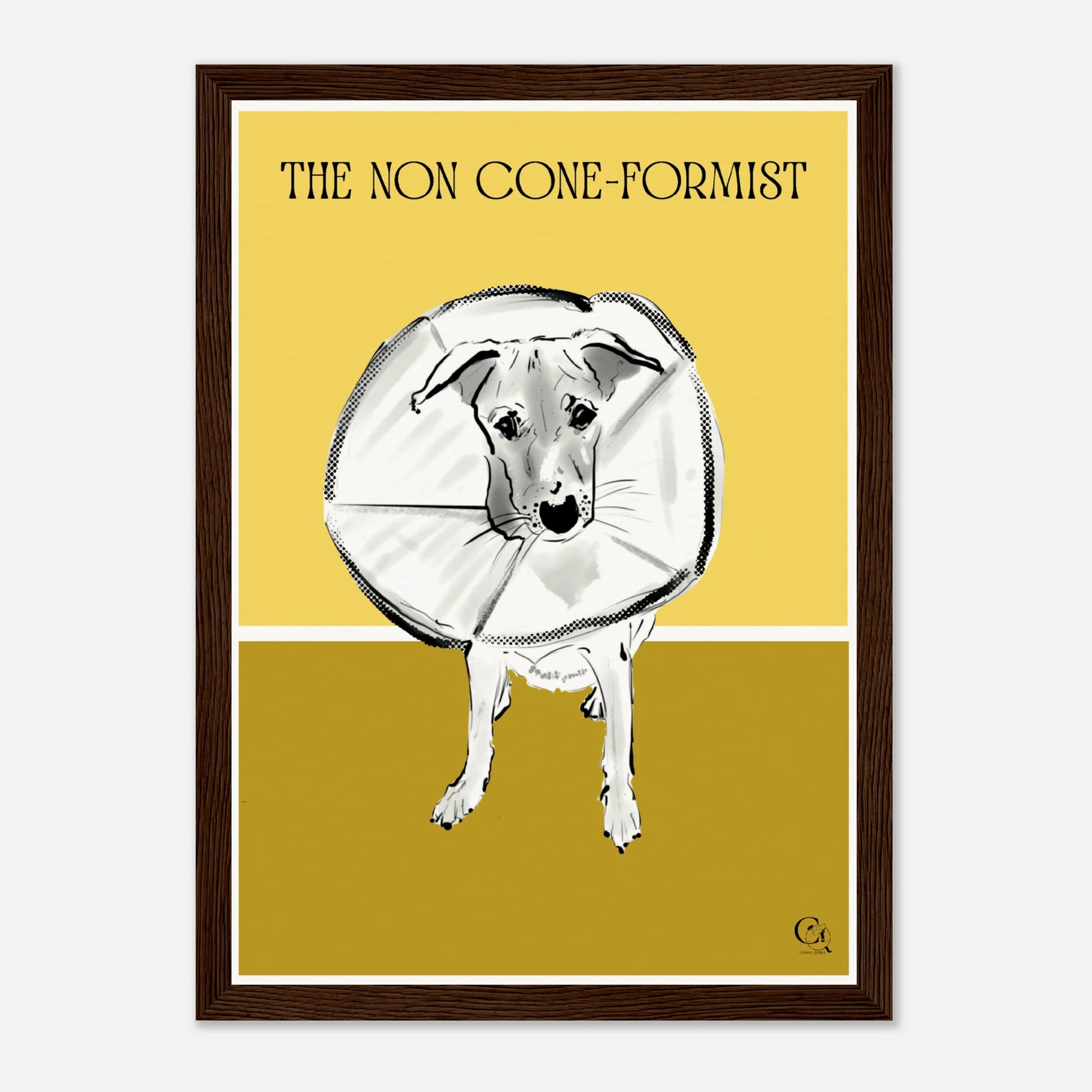 Quirky Dog Poster Non Coneformist