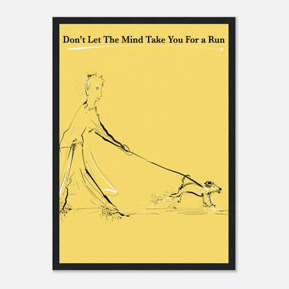 Motivational Poster Mind On a Leash 