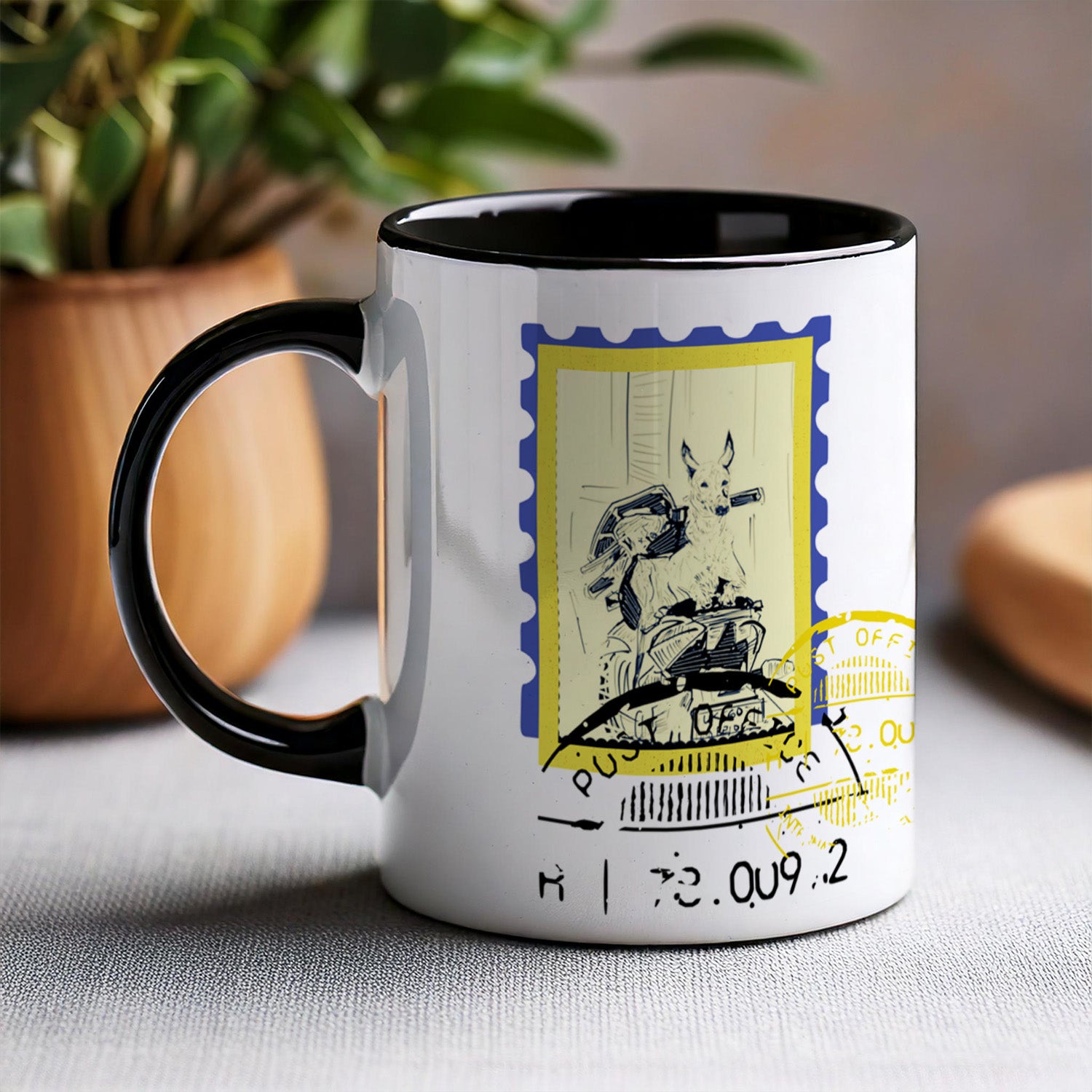 Scooter Post Color Coffee Mug.