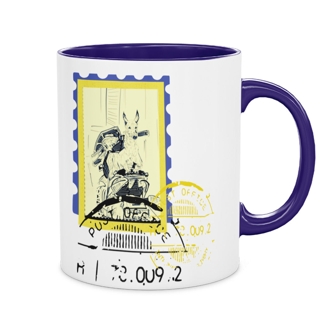 Scooter Post Color Coffee Mug.