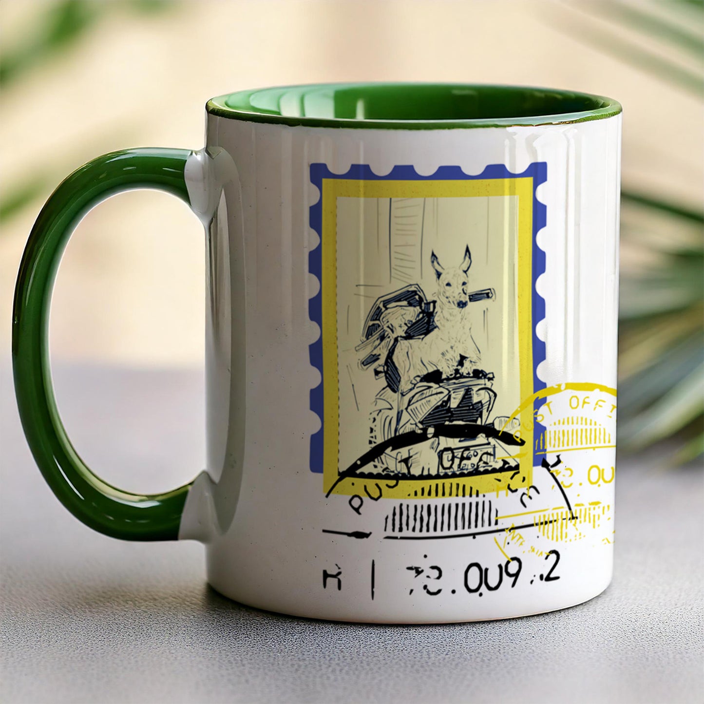 Scooter Post Color Coffee Mug.