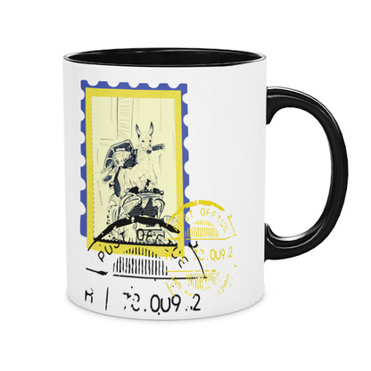 Scooter Post Color Coffee Mug.