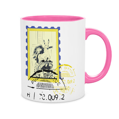 Scooter Post Color Coffee Mug.