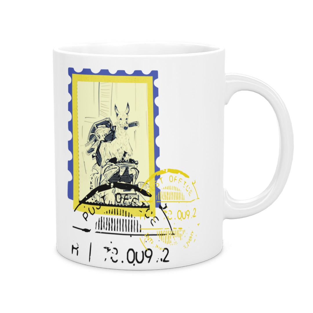 Scooter Post Color Coffee Mug.