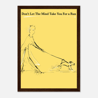 Motivational Poster Mind On a Leash 