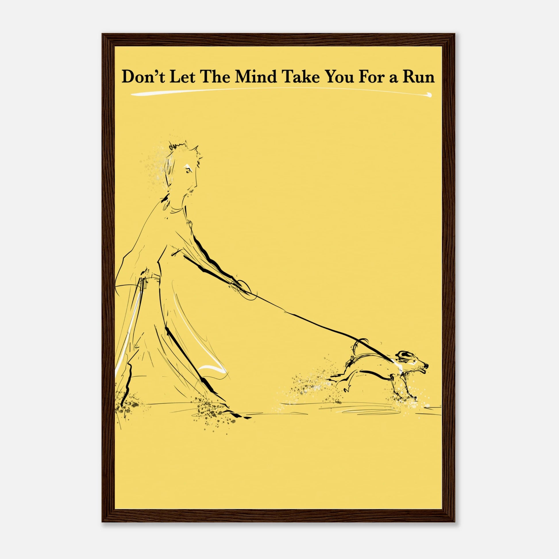 Motivational Poster Mind On a Leash 