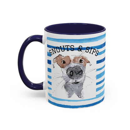 Snouts & Sips Ceramic Mug - 11Oz Colorful Design.