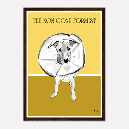Quirky Dog Poster Non Coneformist
