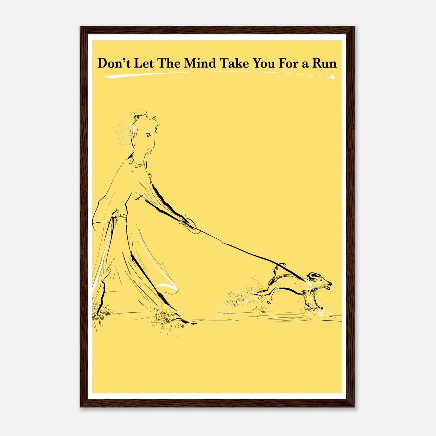 Motivational Poster Mind On a Leash 