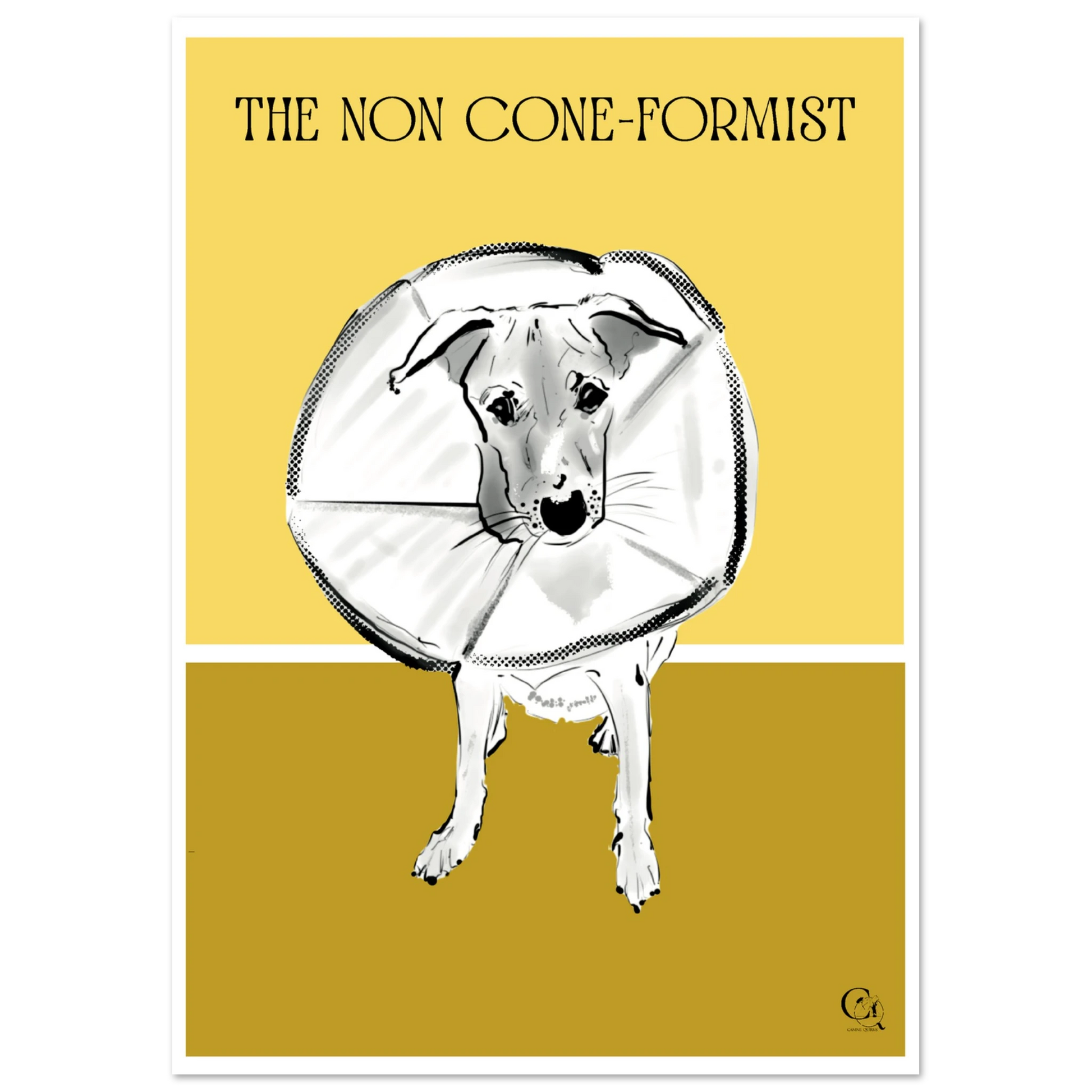 Modern Pet Themed Art Non Cone-formist.