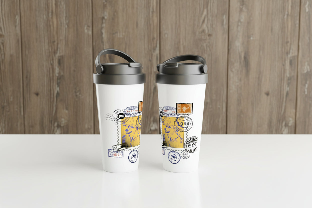 Yellow Post Drinkware.