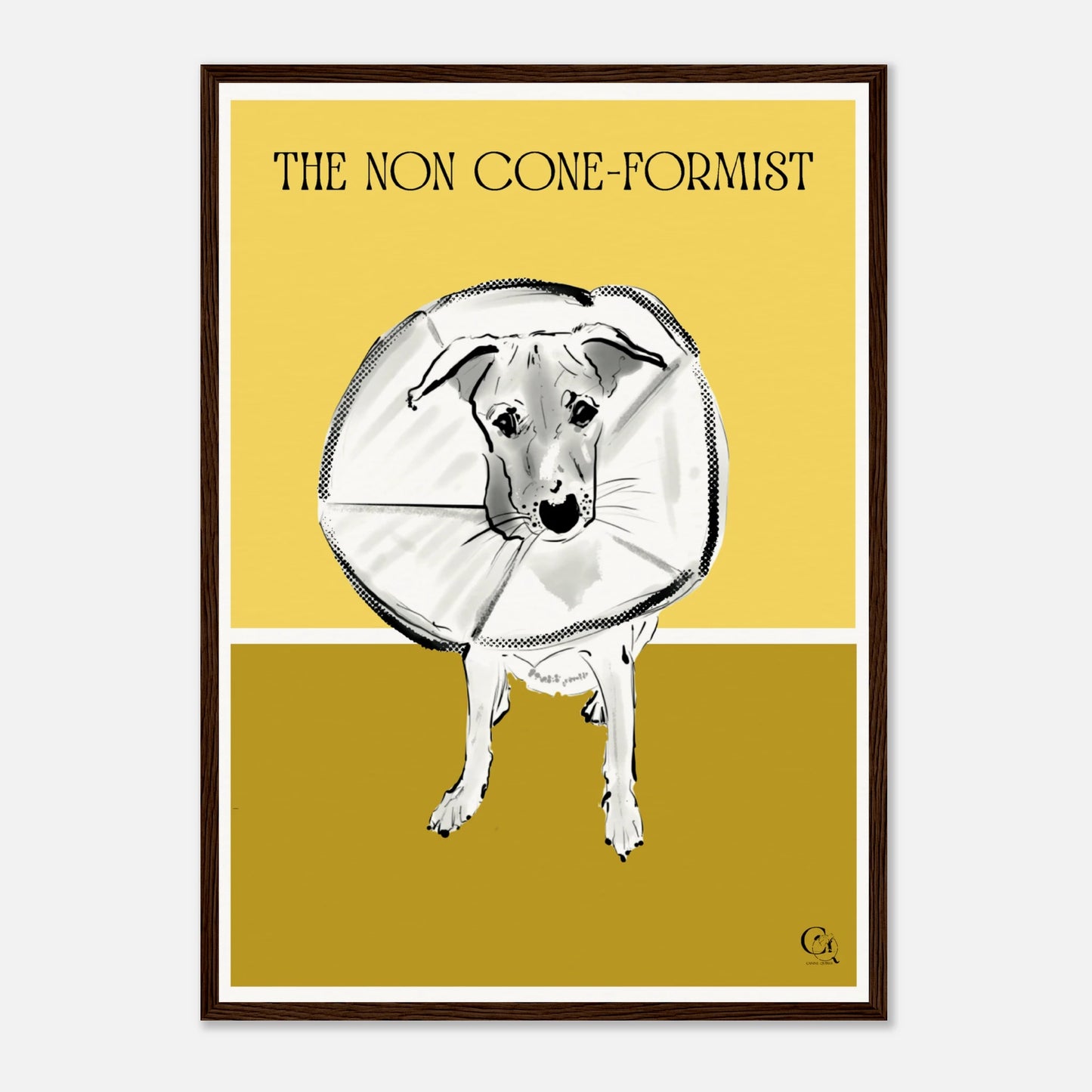 Dog themed Fine Art Poster