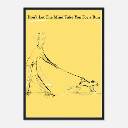 Motivational Poster Mind On a Leash 