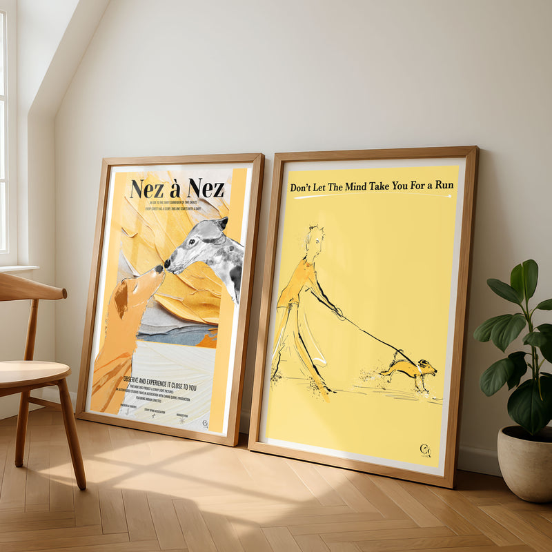 Explore Canine Quirks Art Collection - Illustration and Watercolor Art