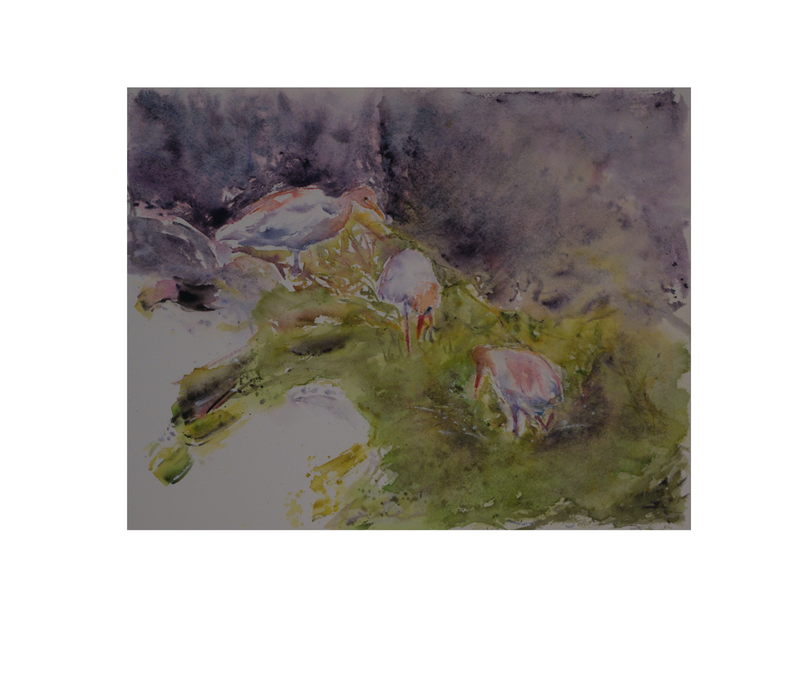 supper spot,  10.5 x 13.5 Inches (unframed),  2026