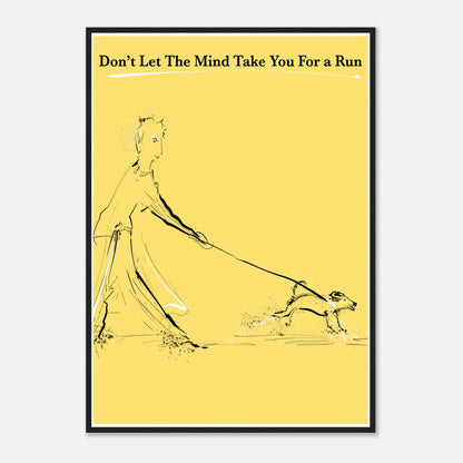 Motivational Poster Mind On a Leash 