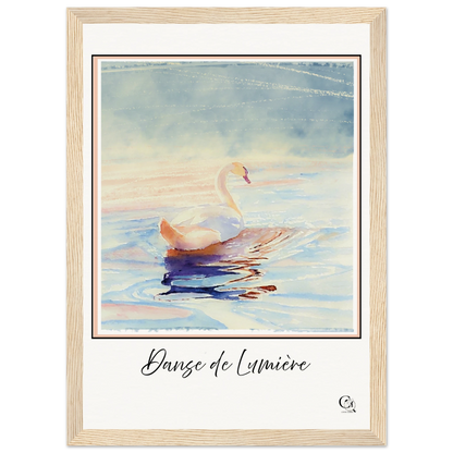 Grace in Stillness Swan Art Print
