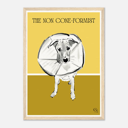 Quirky Dog Poster Non Coneformist