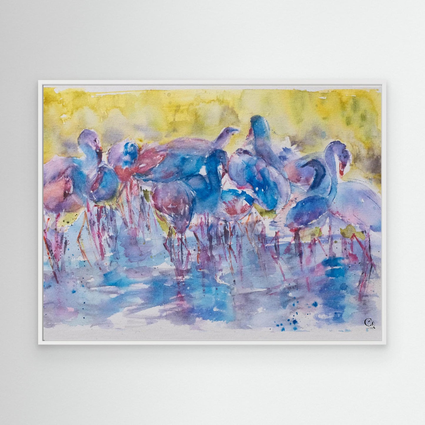 caninequirks_curiousbalance_watercolor_canvas_whiteframe