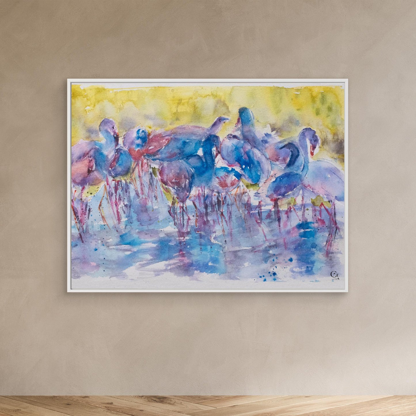 caninequirks_fineart_whitecanvasframe_art