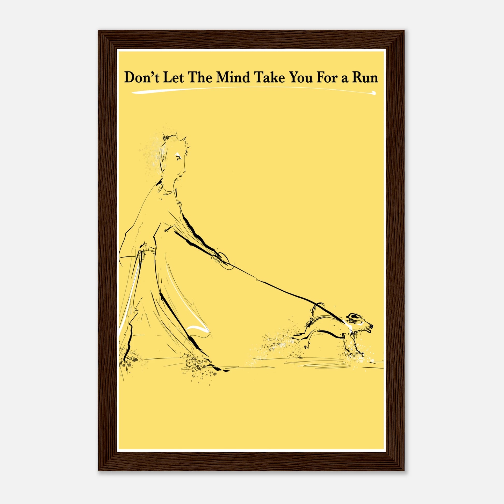 Motivational Poster Mind On a Leash 