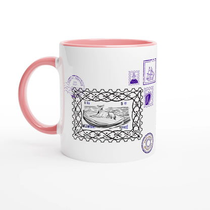 Mumbai Post 11Oz Color Filled Ceramic Mug.