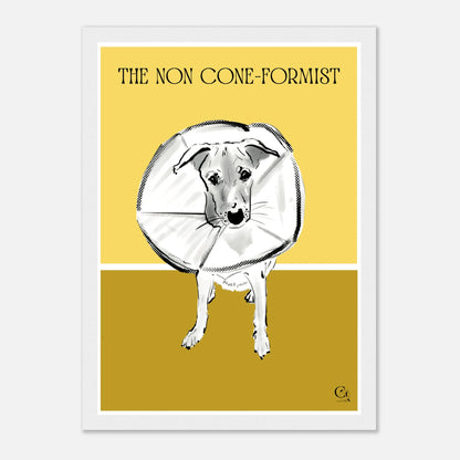 Quirky Dog Poster Non Coneformist