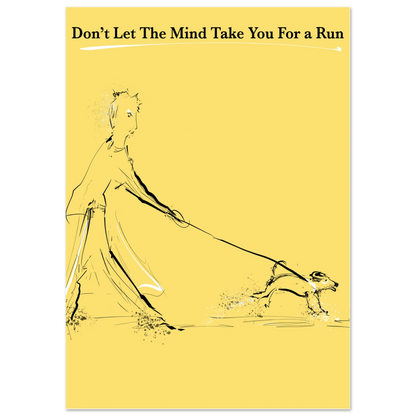 Motivational Poster Mind On a Leash 