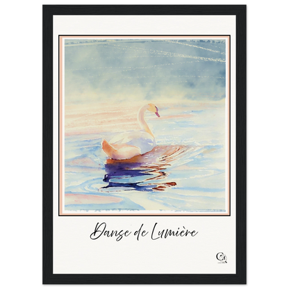 Grace in Stillness Swan Art Print