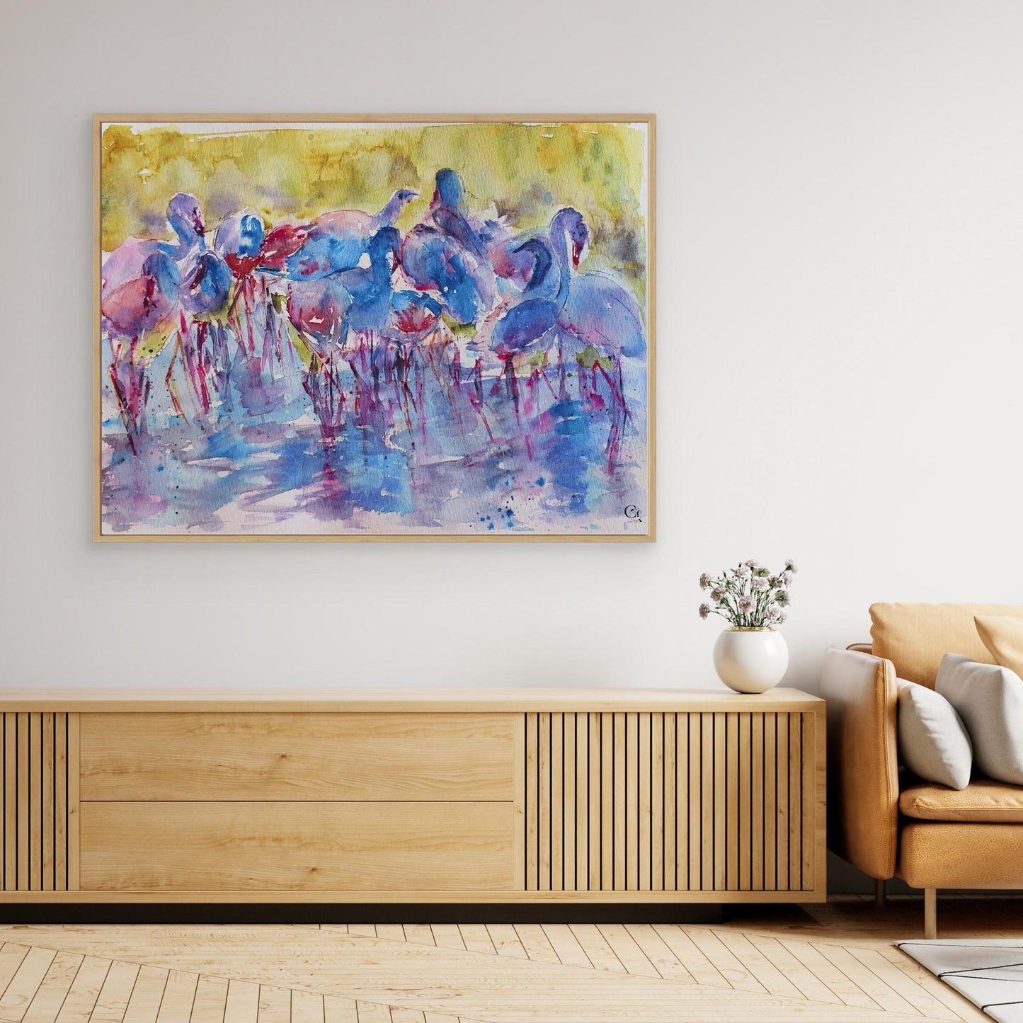 Curious Balance: Canvas Print