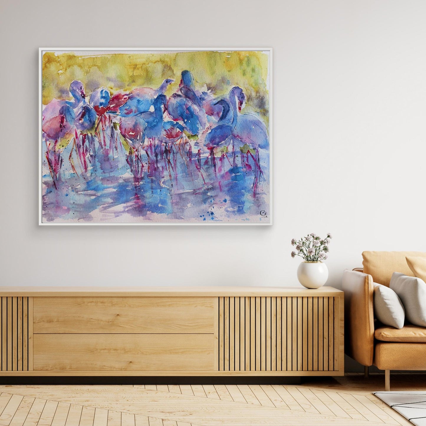 Curious Balance: Canvas Print