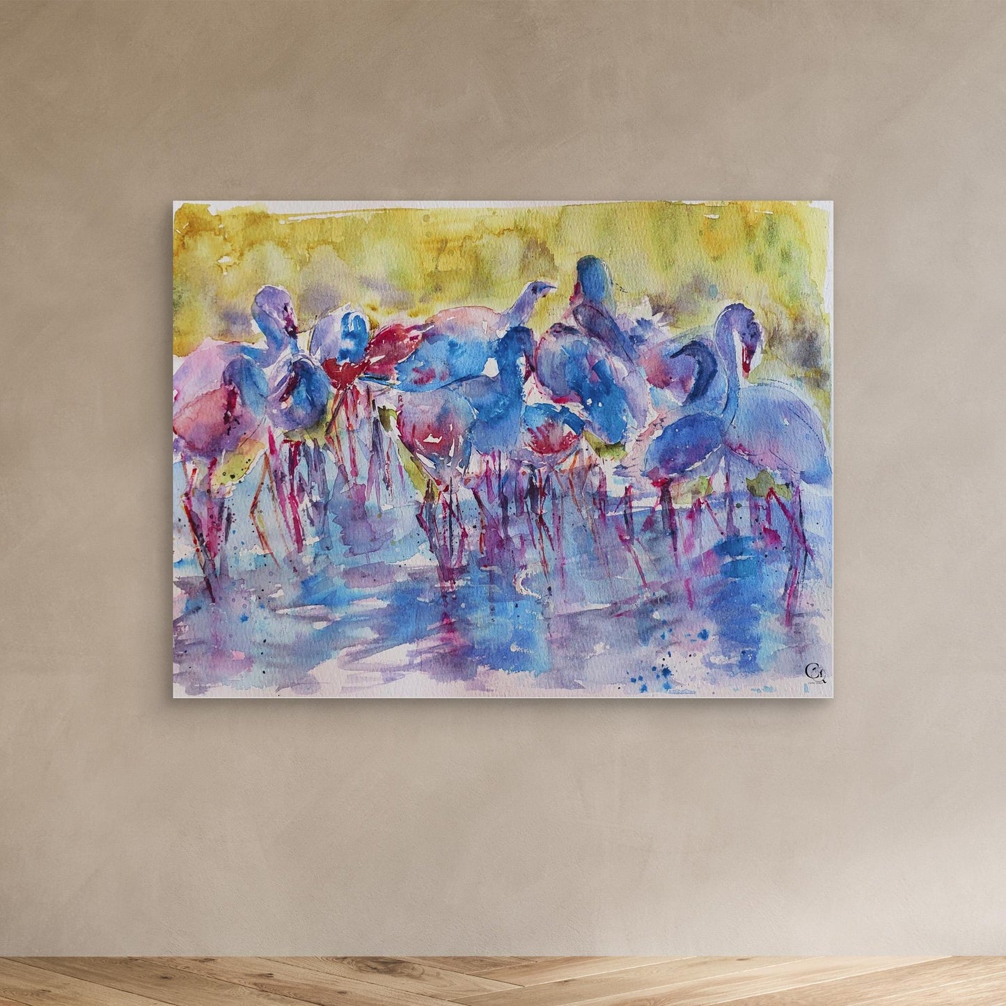 Curious Balance: Canvas Print
