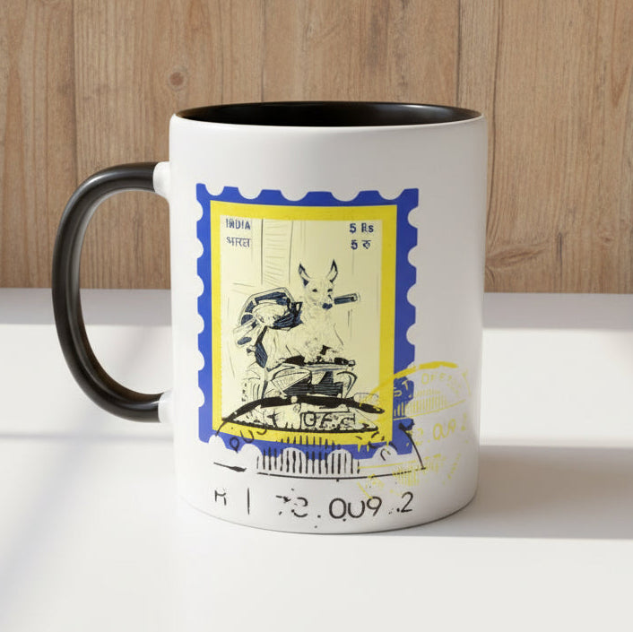 Scooter Post Color Coffee Mug