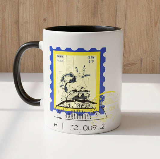Scooter Post Color Coffee Mug
