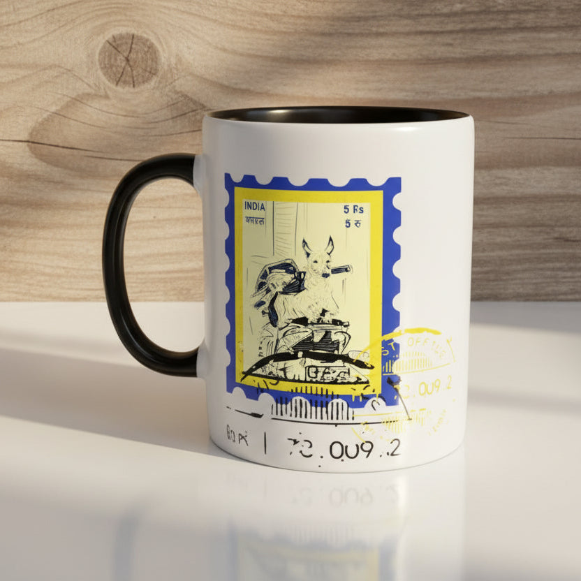 Scooter Post Color Coffee Mug