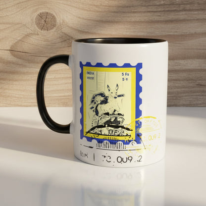 Scooter Post Color Coffee Mug