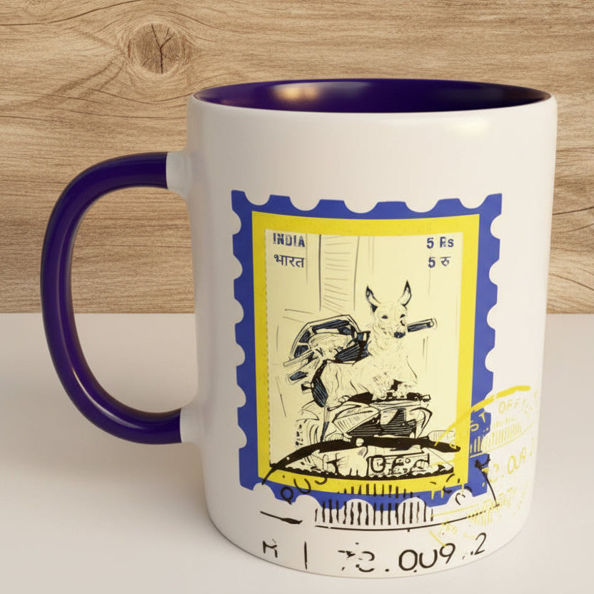 Scooter Post Color Coffee Mug