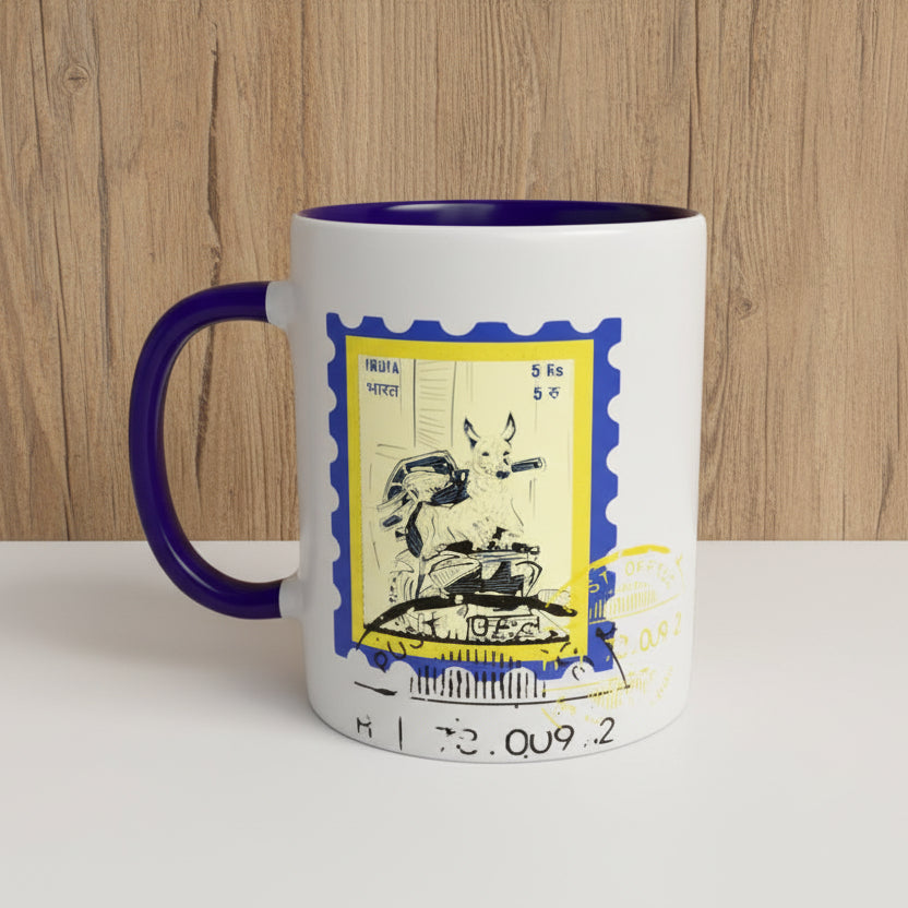 Scooter Post Color Coffee Mug