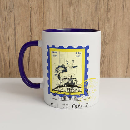 Scooter Post Color Coffee Mug