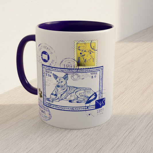 Blue Post 11Oz Color Coffee Mug