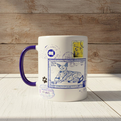 Blue Post 11Oz Color Coffee Mug
