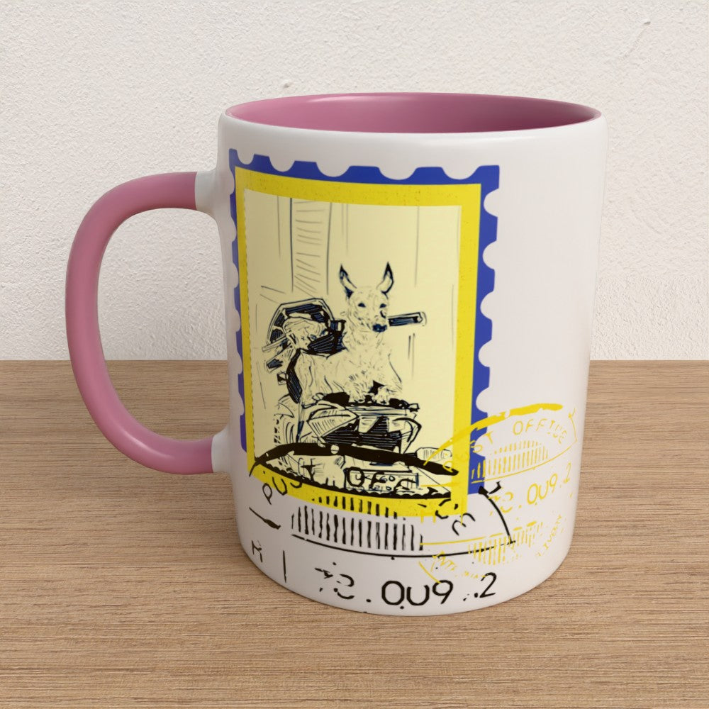 Scooter Post Color Coffee Mug.