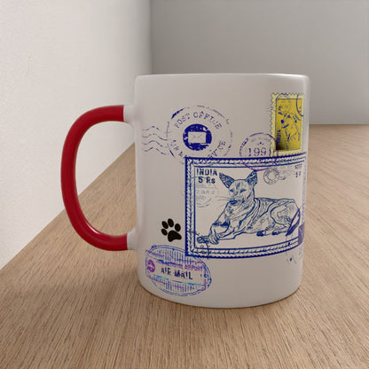 Blue Post 11Oz Color Coffee Mug