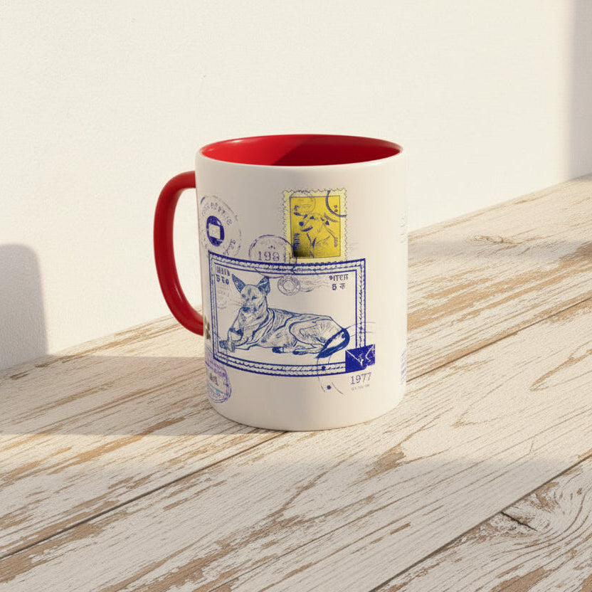 Blue Post 11Oz Color Coffee Mug