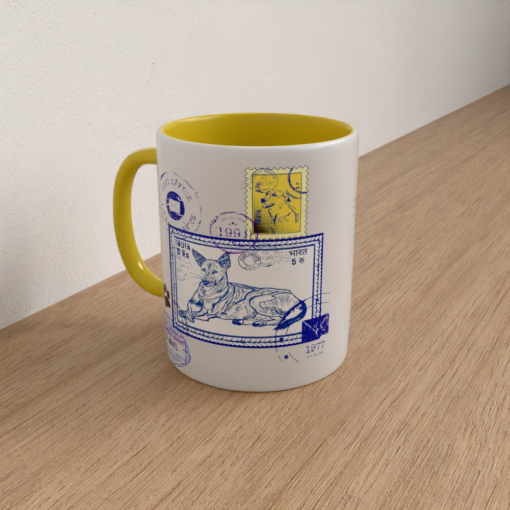 Blue Post 11Oz Color Coffee Mug