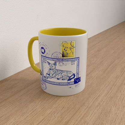 Blue Post 11Oz Color Coffee Mug