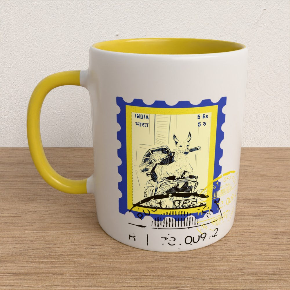 Scooter Post Color Coffee Mug