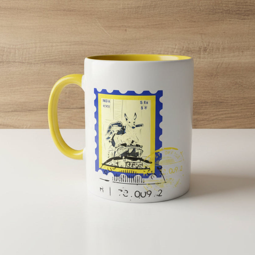 Scooter Post Color Coffee Mug