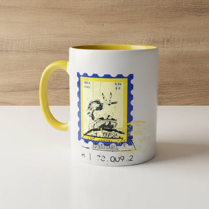 Scooter Post Color Coffee Mug